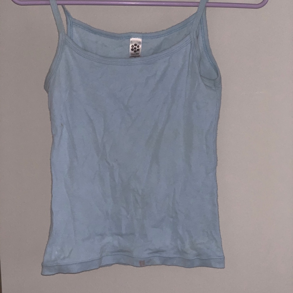 Baby blue tank top